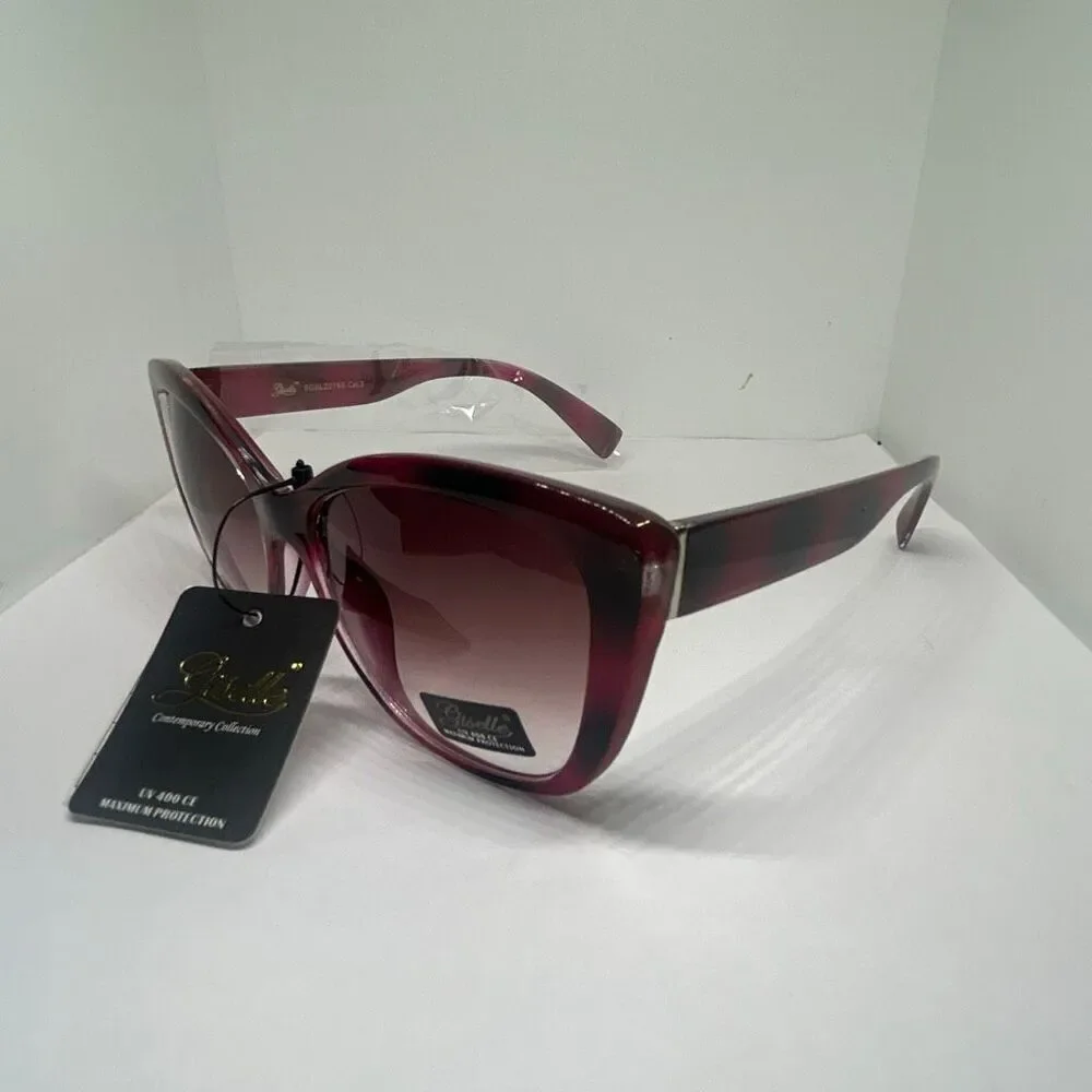 Giselle Contemporary Collection UV400 Cat Eye Sunglasses New with Tags